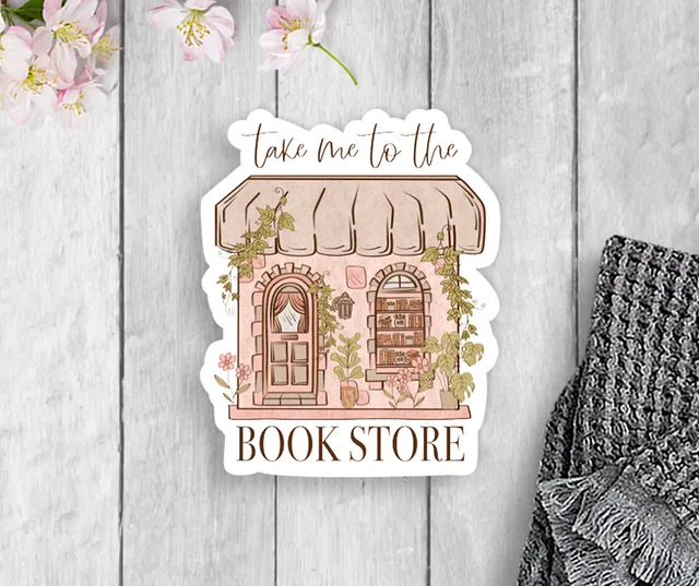 Bookstore Vinyl Sticker